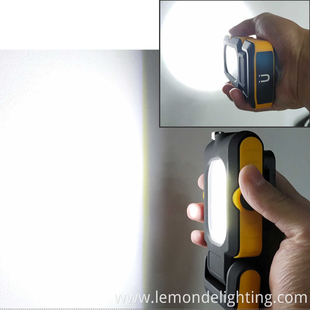 Compact rechargeable LED task light